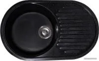 Кухонная мойка GranAlliance G-30 (черный, без сифона)