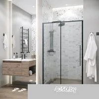 Grossman Galaxy 100x195 100.K33.01.100.21.02 (черный матовый/стекло шиншилла)