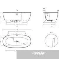 Salini Alda Wall 170x90 101915G (S-Sense, глянцевый)