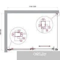 BelBagno LUCE-AH-1-120/90-C-Cr