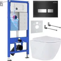 Roxen Antares One Rimless 6 в 1 StounFix Dual Fresh 642915 (чёрное стекло)