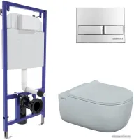 Унитаз Berges Wasserhaus Ego XL Rimless + Toma Slim SO + Novum525 + L3 043203