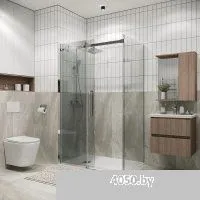 Grossman Classic 100x80x195 120.K33.04.1080.10.00 (хром/прозрачное стекло)