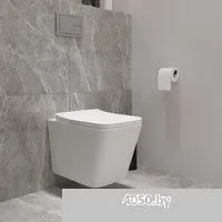 Lauter Square с жестким сиденьем Soft Close 214903 + Breez 21GN7072BM (скрытое крепление)