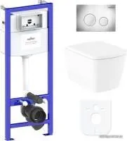 Унитаз Lavinia Boho Relfix Aveo Rimless 6 в 1 77040126 (хром пластик)