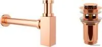 Wellsee Drainage System 182112001 (сифон, донный клапан, розовое золото)