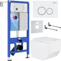 Roxen Boro One Rimless 6 в 1 StounFix Dual Fresh 506177 (кнопка: белый глянец)