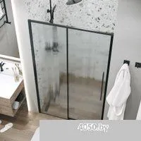 Grossman Galaxy 100.K33.01.110.21.02 110x195 (черный матовый/стекло шиншилла)