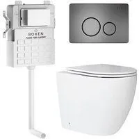 Roxen Antares в комплекте с инсталляцией Attach 5 в 1 967074 (кнопка: оружейная сталь)