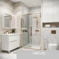 Grossman Cosmo 110x195 100.K33.02.110.32.00 (золото сатин/стекло прозрачное)