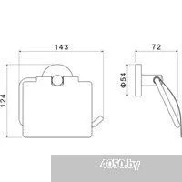 Aquatek Оберон AQ4209MB (с крышкой, черный матовый)