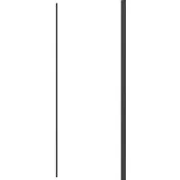 Grossman Pragma 90x195 200.K33.03.90.21.00 (черный матовый,стекло прозрачное)