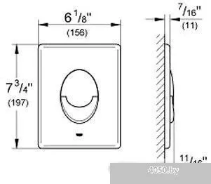 Панель смыва Grohe Skate Air 38505000 (хром)