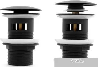 Rea Black Mat Klik-Klak (с отверстием для перелива)