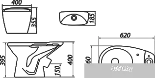 Унитаз Colombo Полисся R (S19990000)