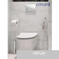 Cersanit City Smart CO DPL EO Slim (с кнопкой Estetica 64111 белый/хром)