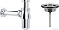 Wellsee Drainage System 182103005 (сифон, выпуск, хром)