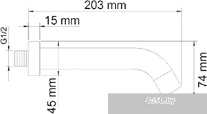 Излив Wasserkraft A018