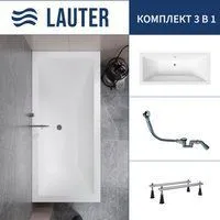 Lauter Oasis 170 21203070 (с ножками и сифоном 21Y32000 хром)