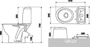 Унитаз Colombo Оригинал 2 (S08990100)