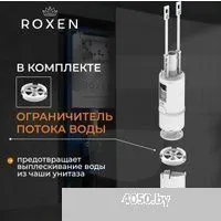 Roxen Martin в комплекте с инсталляцией StounFix Dual Fresh 6 в 1 868621 (кнопка: оружейная сталь)