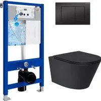 Lauter Longer 2110822B + 21901002 (кнопка прямоугольная, черный/черный)