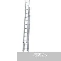 Новая высота NV 123 алюминиевая трёхсекционная 3x11 ступеней