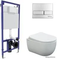 Berges Wasserhaus Ventas Rimless 043237 (с сиденьем)