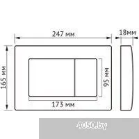 Berges Wasserhaus Vita Rimless 043385 (с сиденьем)