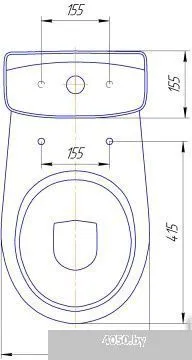 Унитаз Rosa Рондо