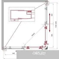 BelBagno UNO-195-AH-2-120/100-C-NERO