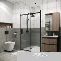 Grossman Classic Classic 100.K33.04.160.21.00 160х195 (черный матовый/стекло прозрачное)