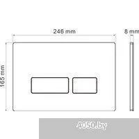 Roxen Antares в комплекте с инсталляцией StounFix Dual Fresh 6 в 1 569295 (кнопка: белый глянец)