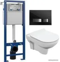 Унитаз Cersanit City New Clean On + S-IN-MZ-VECTOR + P-BU-MOV/Blg/Gl