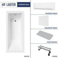 Lauter Estelle 140 21206040 (с ножками, серым подголов.,белым лиц. и торц.экраном)