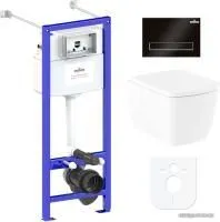 Унитаз Lavinia Boho Relfix Aveo Rimless 6 в 1 77050208 (черный пластик)