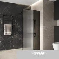 Niagara Nova NG-481-90FBLACK 90x200 (черный матовый/рифленое/тонированное стекло)