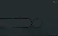 Панель смыва OLI Iplate 670005 (черный soft-touch)
