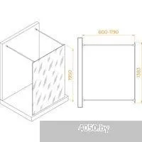 RGW WA-016W 35101614-15 (белый/прозрачное стекло)
