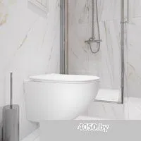 Lauter Sulzdorf с микролифтом и кнопкой смыва 219703HD (белый/сатин)