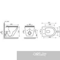 Ceramica Nova Rimless CN1804 + 38772001