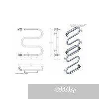 Двин M 60/50 c полкой 3/4 (полированный)