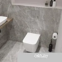 Lauter Square 214903 с кнопкой 219701E (круглая, хром)