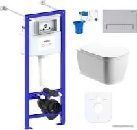 Унитаз Lavinia Boho Relfix Bell Pro Rimless 7 в 1 87050123 (матовый пластик)