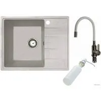 БелЭворс Mila L + смеситель W74004-3 + дозатор L405H (белый)