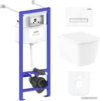 Унитаз Lavinia Boho Relfix Aveo Rimless 6 в 1 77050213 (белое стекло)