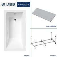 Lauter Estelle 130х70 21206030 (с каркасом и серым подголовником)