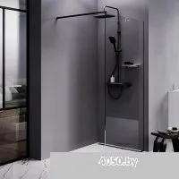 AM.PM Func 90x200 W84WI-90-F1-BTE (черный/прозрачное стекло)