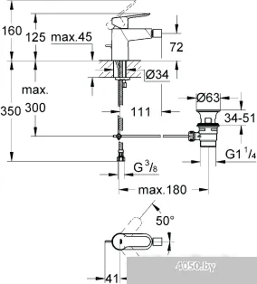 Смеситель Grohe Bauedge 23331000
