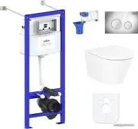 Унитаз Lavinia Boho Relfix Biore Rimless 7 в 1 87050186 (хром пластик)